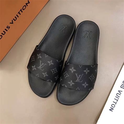 louis vuitton slippers man|louis vuitton men's sliders.